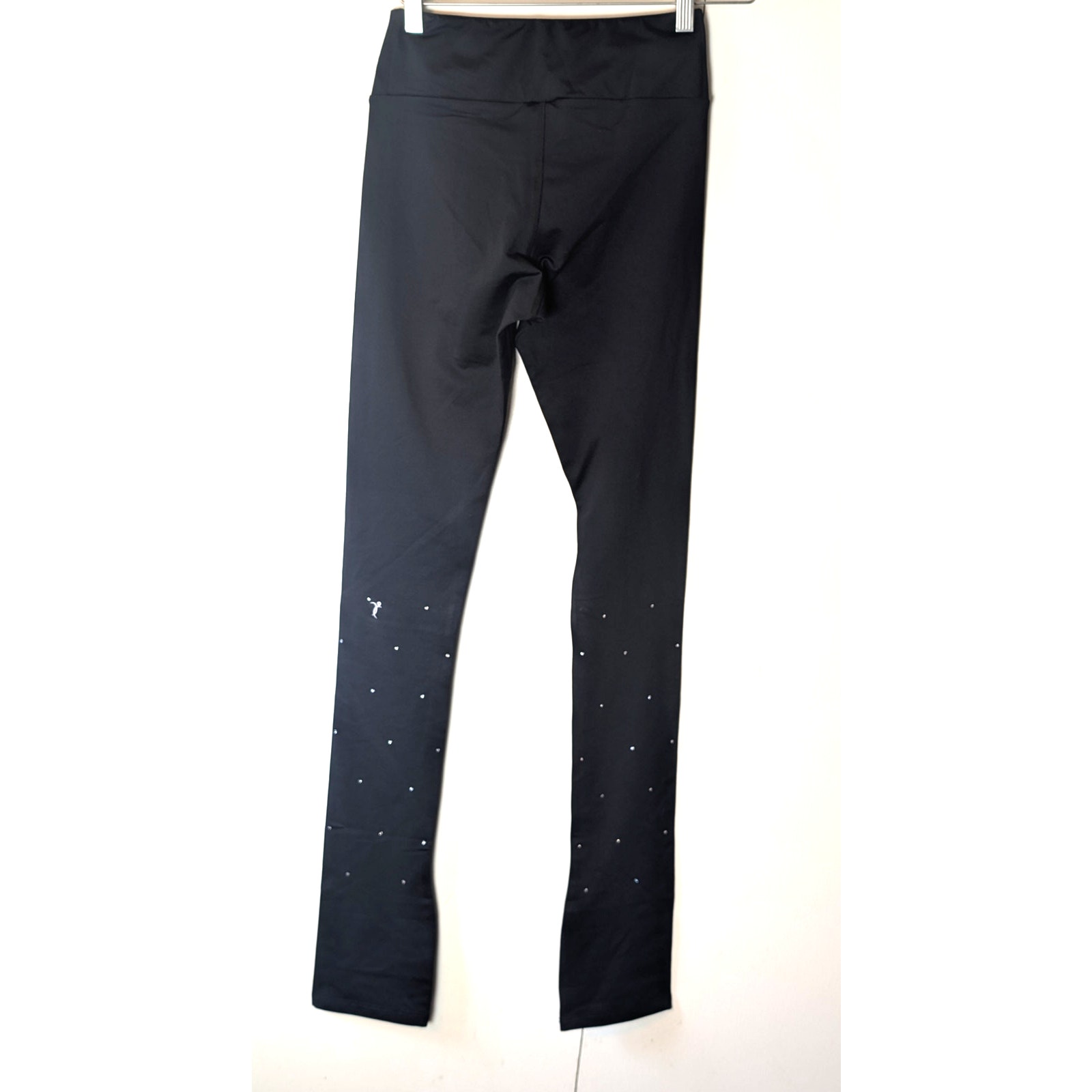 Elite Xpression Black High Waist Skating Leggings Small